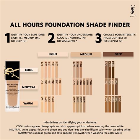 ysl makeup fall 2019|YSL foundation color chart.